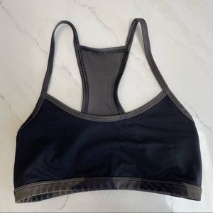 Carbon38 black camo bra size small